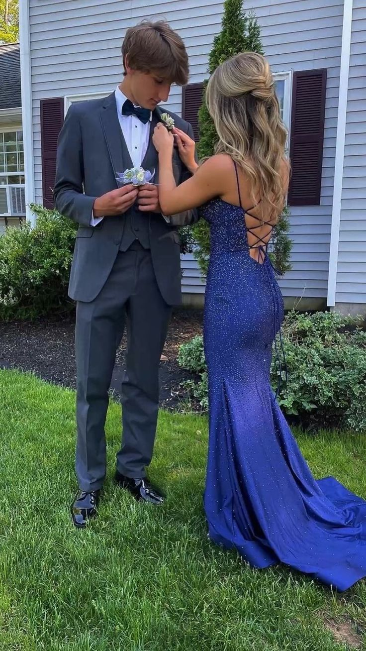 Long prom dresses navy blue hot sale