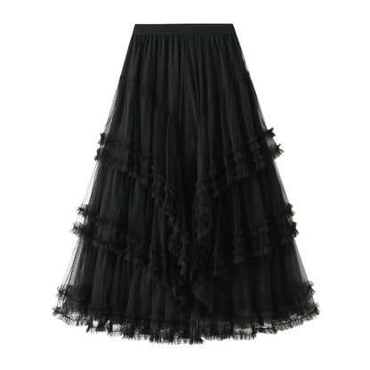 Multi-layer Mesh Skirt Fairy Fluffy Skirt 760