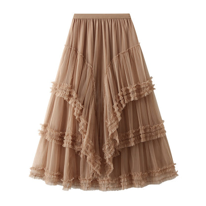 Multi-layer Mesh Skirt Fairy Fluffy Skirt 760