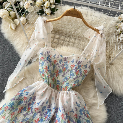 Layered Mesh Dress Summer Cute Cake Skirt  1167
