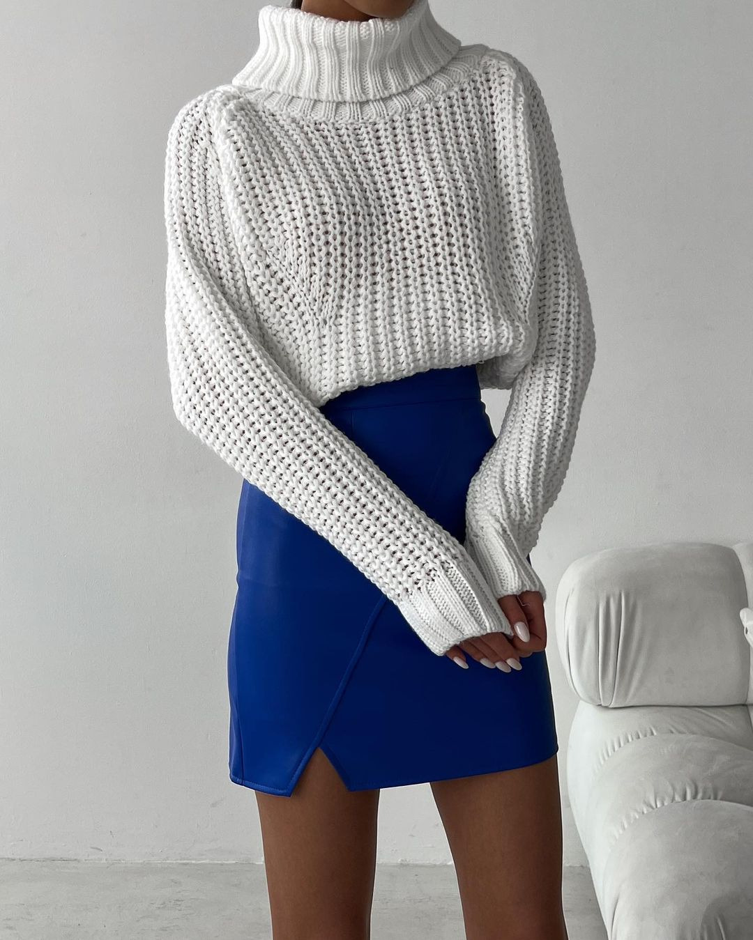 Autumn and Winter Turtleneck Loose Casual Long-sleeved Sweater 1831